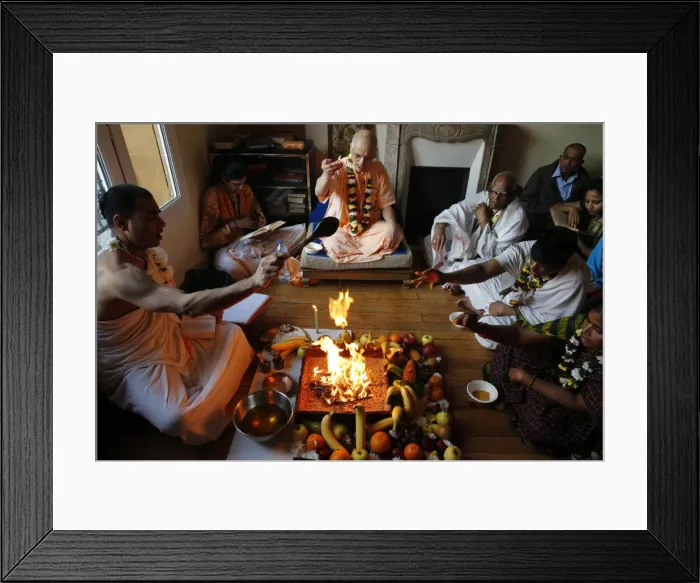 Framed Print : Ramnavami celebration, Sarcelles, Val d Oise, France, Europe