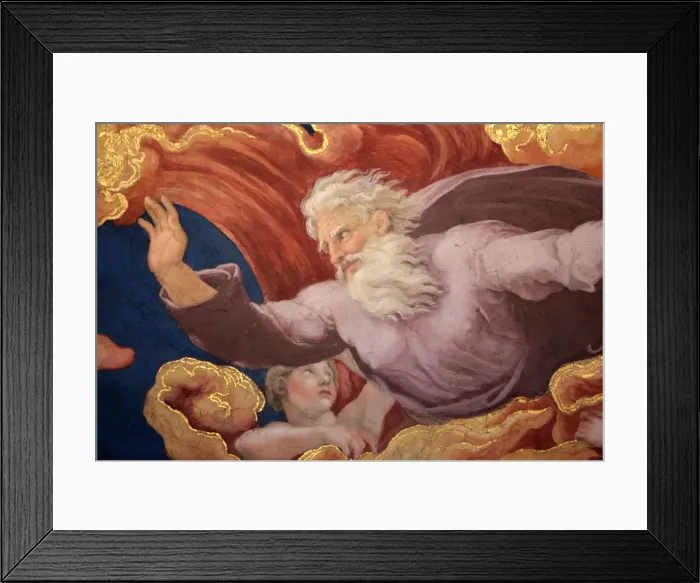 Framed Print : Moses before the Burning Bush, Jacobs dream, Room of Heliodorus, Vatican Museum Framed Print : Moses before the Burning Bush, Jacobs dream, Room of Heliodorus, Vatican Museum