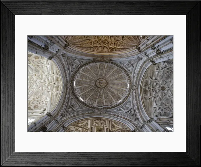 Framed Print : Ceiling of the nave of the Mosque (Mezquita) and Cathedral of Cordoba Framed Print : Ceiling of the nave of the Mosque (Mezquita) and Cathedral of Cordoba