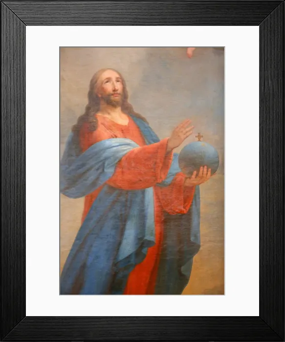 Framed Print : Jesus, St. Salvator church, Vienna, Austria, Europe Framed Print : Jesus, St. Salvator church, Vienna, Austria, Europe