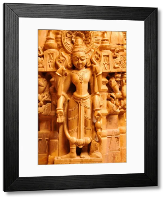 Framed Print : Sculptures in Jain temple of Adinath (Rishabha), dating from the 12th century, Jaisalmer Framed Print : Sculptures in Jain temple of Adinath (Rishabha), dating from the 12th century, Jaisalmer