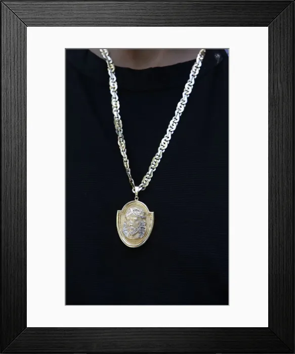 Framed Print : Jesus medal, Lourdes, Hautes Pyrenees, France, Europe Framed Print : Jesus medal, Lourdes, Hautes Pyrenees, France, Europe