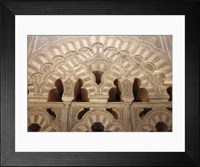 Framed Print : Arch carvings at the Cordoba Mezquita (Great Mosque), UNESCO World Heritage Site, Cordoba Framed Print : Arch carvings at the Cordoba Mezquita (Great Mosque), UNESCO World Heritage Site, Cordoba