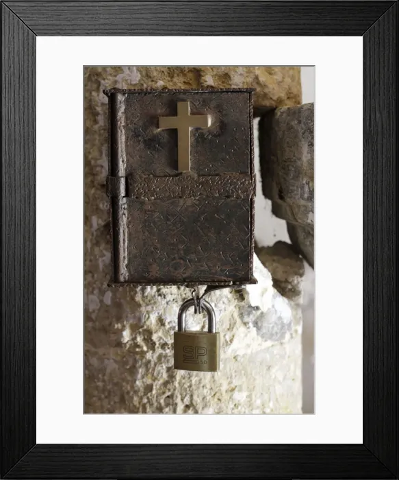 Framed Print : Church trunk, St. Nicolas de Veroce, Haute Savoie, France, Europe Framed Print : Church trunk, St. Nicolas de Veroce, Haute Savoie, France, Europe