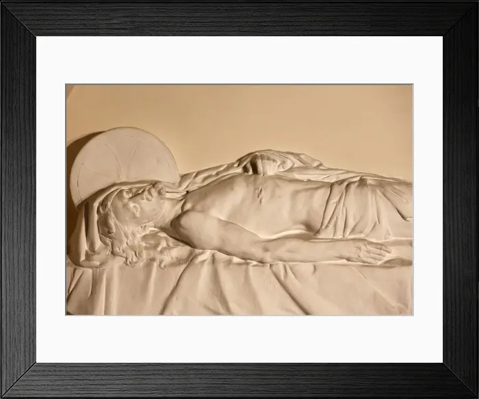 Framed Print : Death of Christ, St. John the Baptists church in Arras, Pas-de-Calais, France Framed Print : Death of Christ, St. John the Baptists church in Arras, Pas-de-Calais, France