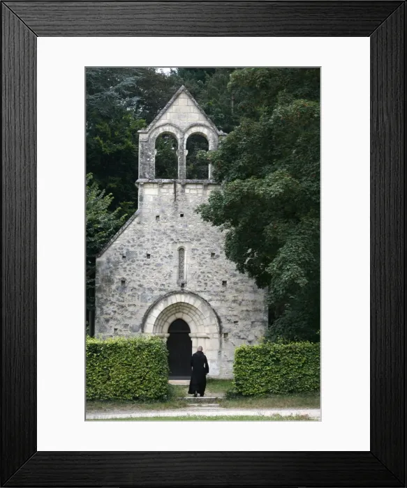 Framed Print : Notre Dame de Fontgombault Abbey chapel, Fontgombault, Indre, France, Europe Framed Print : Notre Dame de Fontgombault Abbey chapel, Fontgombault, Indre, France, Europe