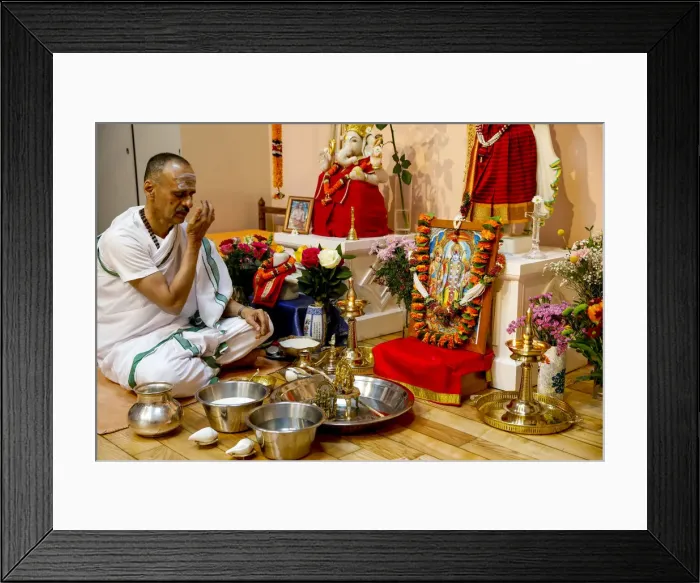 Framed Print : Ramnavami Hindu celebration in Paris, France, Europe Framed Print : Ramnavami Hindu celebration in Paris, France, Europe
