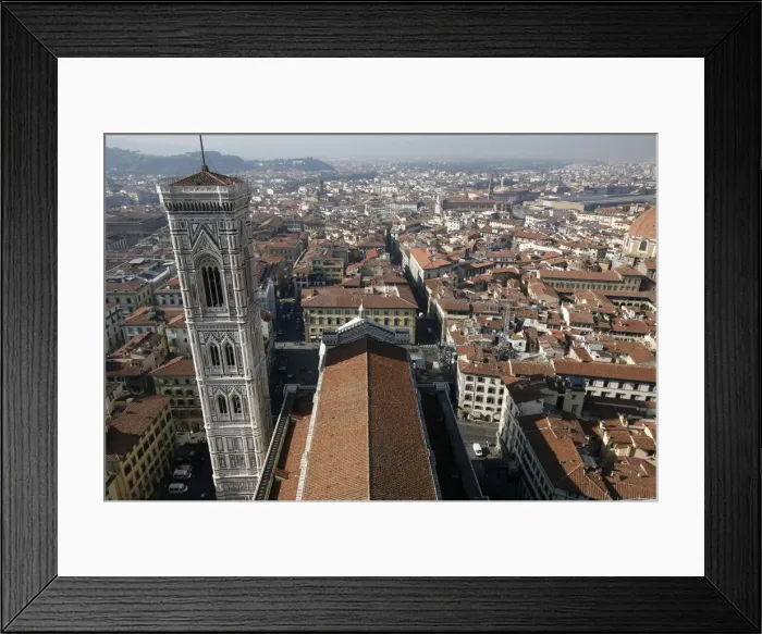 Framed Print : Cathedral of Santa Maria del Fiore and aerial view of city, Florence, Tuscany, Italy Framed Print : Cathedral of Santa Maria del Fiore and aerial view of city, Florence, Tuscany, Italy