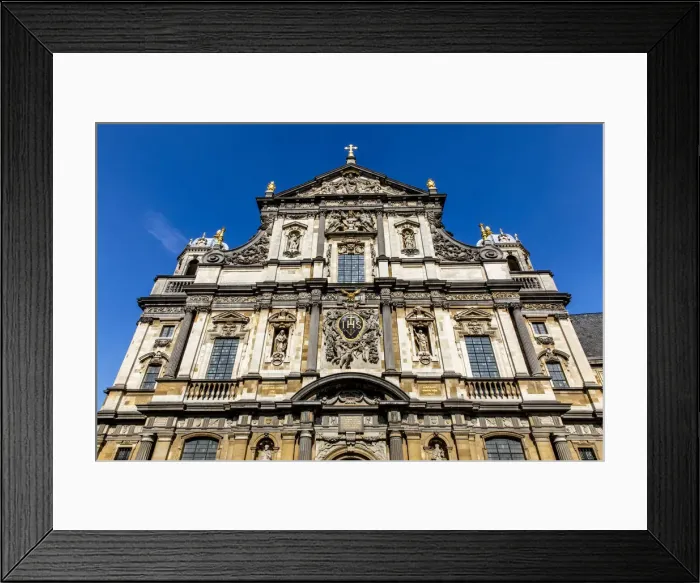 Framed Print : Facade of St. Carolus Borromeus Catholic Church, Antwerp, Belgium, Europe Framed Print : Facade of St. Carolus Borromeus Catholic Church, Antwerp, Belgium, Europe