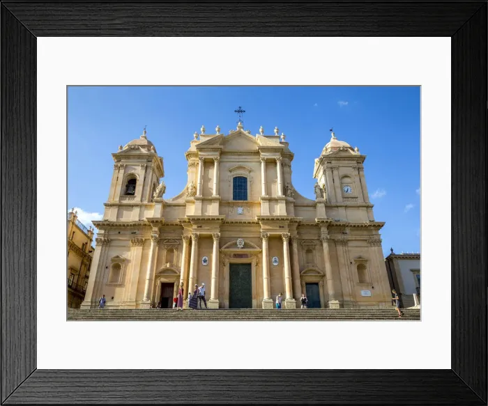 Framed Print : San Nicolo (Nicolas) Basilica-Cathedral, Noto, UNESCO World Heritage Site, Sicily, Italy Framed Print : San Nicolo (Nicolas) Basilica-Cathedral, Noto, UNESCO World Heritage Site, Sicily, Italy