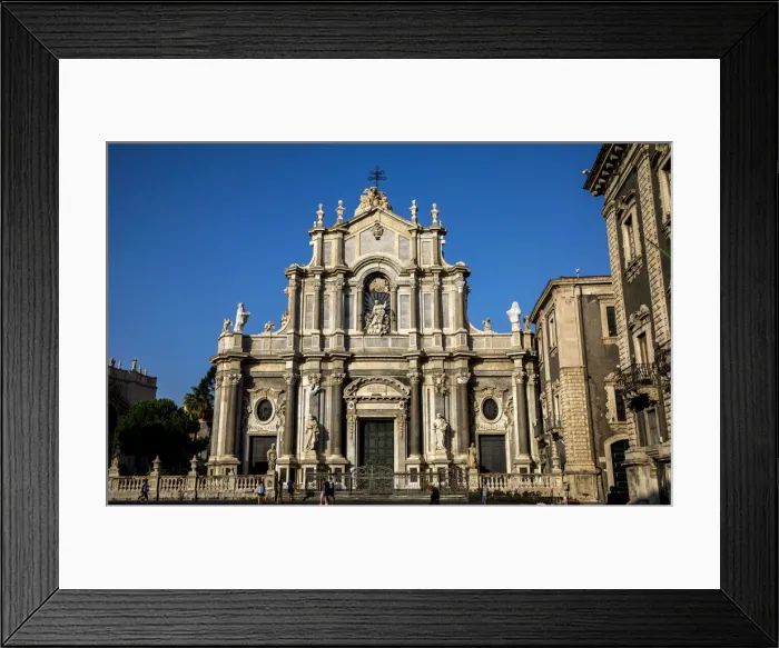 Framed Print : Santa Agata Basilica-Cathedral, Catania, Sicily, Italy, Europe Framed Print : Santa Agata Basilica-Cathedral, Catania, Sicily, Italy, Europe
