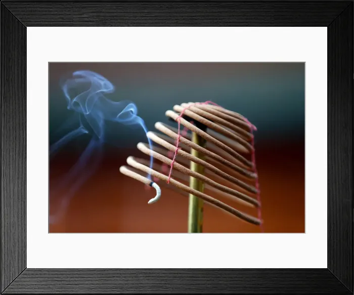 Framed Print : Burning spiral incense sticks in Taoist ceremony, Mau Son Taoist temple, Sapa, Vietnam Framed Print : Burning spiral incense sticks in Taoist ceremony, Mau Son Taoist temple, Sapa, Vietnam