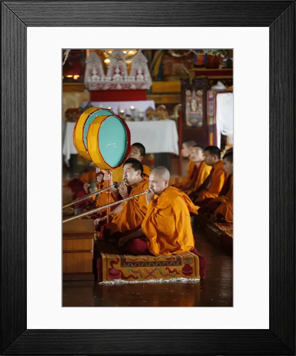Framed Print : Buddhist ceremony, Kopan Monastery, Kathmandu, Nepal, Asia Framed Print : Buddhist ceremony, Kopan Monastery, Kathmandu, Nepal, Asia