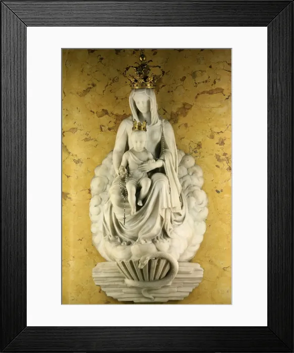 Framed Print : Statue of Virgin and Child, Milan, Lombardy, Italy, Europe Framed Print : Statue of Virgin and Child, Milan, Lombardy, Italy, Europe
