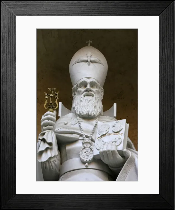 Framed Print : Sculpture of the Armenian St. Gregory, St. Peters Basilica, Vatican, Rome, Lazio Framed Print : Sculpture of the Armenian St. Gregory, St. Peters Basilica, Vatican, Rome, Lazio