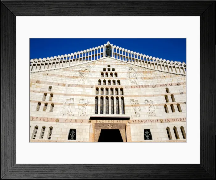 Framed Print : Annunciation Roman Catholic Basilica, Nazareth, Galilee, Israel, Middle East Framed Print : Annunciation Roman Catholic Basilica, Nazareth, Galilee, Israel, Middle East