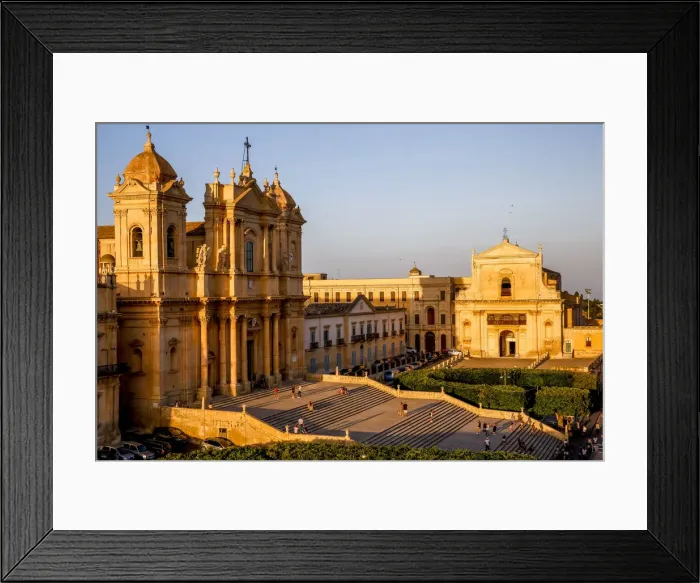 Framed Print : San Nicolo Cathedral, Noto, UNESCO World Heritage Site, Sicily, Italy, Europe Framed Print : San Nicolo Cathedral, Noto, UNESCO World Heritage Site, Sicily, Italy, Europe