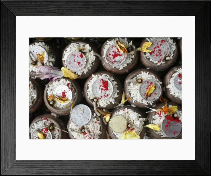 Framed Print : Tantric offerings, Kathmandu, Nepal, Asia Framed Print : Tantric offerings, Kathmandu, Nepal, Asia