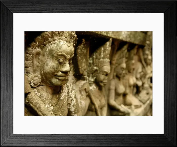 Framed Print : Demon statues in Angkor, Siem Reap, Cambodia, Indochina, Southeast Asia, Asia Framed Print : Demon statues in Angkor, Siem Reap, Cambodia, Indochina, Southeast Asia, Asia