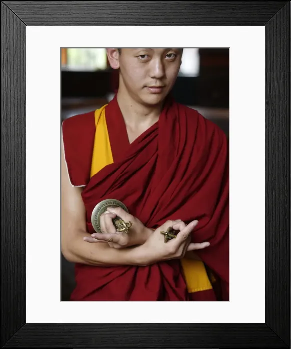 Framed Print : Vajra and bell, Kathmandu, Nepal, Asia Framed Print : Vajra and bell, Kathmandu, Nepal, Asia