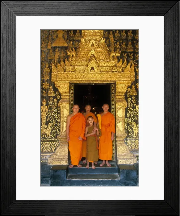 Framed Print : Monks, Luang Prabang, Laos, Indochina, Southeast Asia, Asia Framed Print : Monks, Luang Prabang, Laos, Indochina, Southeast Asia, Asia