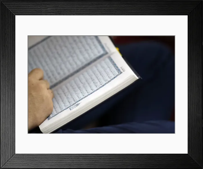 Framed Print : Close-up of Muslim man reading the Noble Quran, Hanoi, Vietnam, Indochina, Southeast Asia Framed Print : Close-up of Muslim man reading the Noble Quran, Hanoi, Vietnam, Indochina, Southeast Asia
