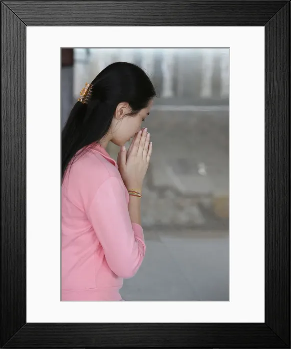 Framed Print : Buddhist prayer, Dharmikarama temple, Penang, Malaysia, Southeast Asia, Asia Framed Print : Buddhist prayer, Dharmikarama temple, Penang, Malaysia, Southeast Asia, Asia