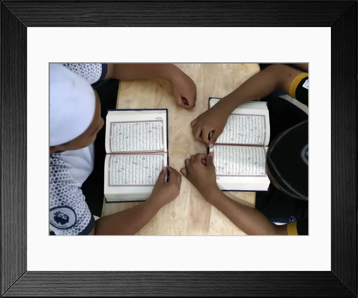 Framed Print : Muslim children learning Quran at Islamic school, Ho Chi Minh City, Vietnam, Indochina Framed Print : Muslim children learning Quran at Islamic school, Ho Chi Minh City, Vietnam, Indochina