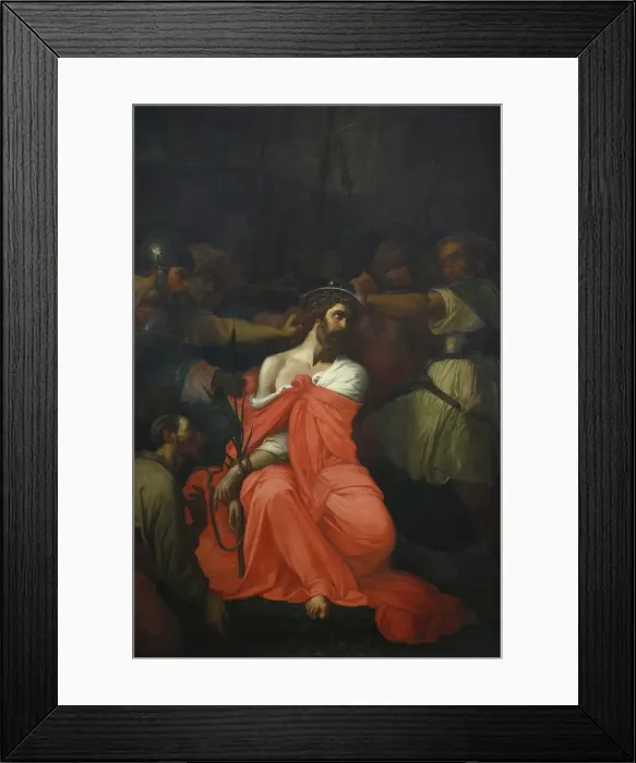 Framed Print : Painting of Christs Passion, St. Gatien Cathedral, Tours, Indre-et-Loire, France Framed Print : Painting of Christs Passion, St. Gatien Cathedral, Tours, Indre-et-Loire, France