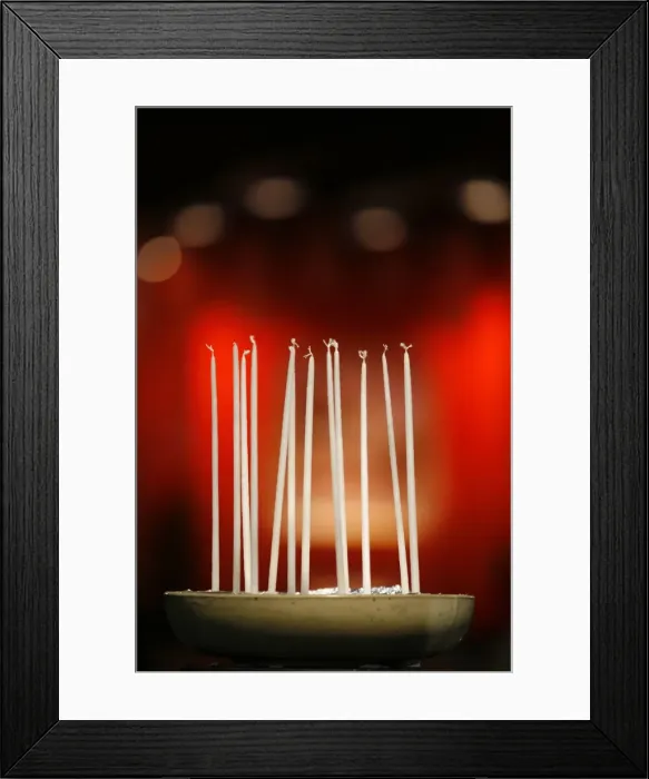Framed Print : Candles at Taize meeting, Geneva, Switzerland, Europe Framed Print : Candles at Taize meeting, Geneva, Switzerland, Europe