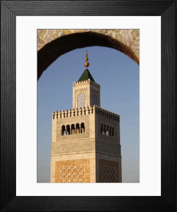 Framed Print : Great Mosque (Ezzitouna Mosque) minaret, Tunis, Tunisia, North Africa, Africa Framed Print : Great Mosque (Ezzitouna Mosque) minaret, Tunis, Tunisia, North Africa, Africa