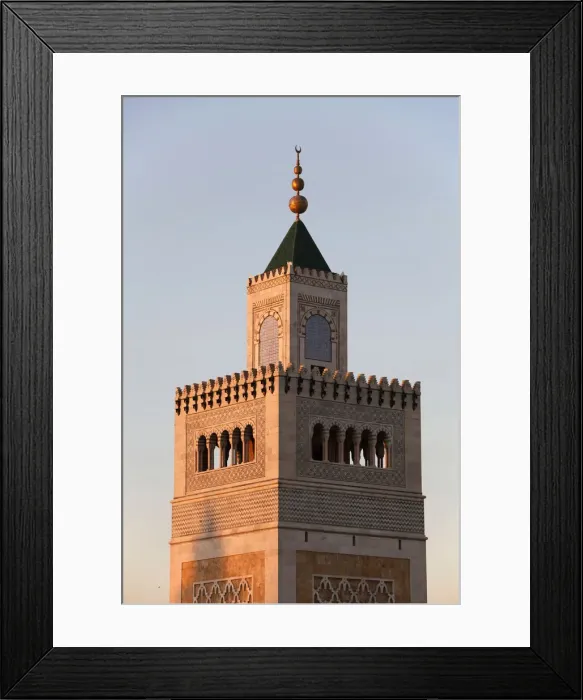 Framed Print : Great Mosque (Ezzitouna Mosque) minaret, Tunis, Tunisia, North Africa, Africa Framed Print : Great Mosque (Ezzitouna Mosque) minaret, Tunis, Tunisia, North Africa, Africa