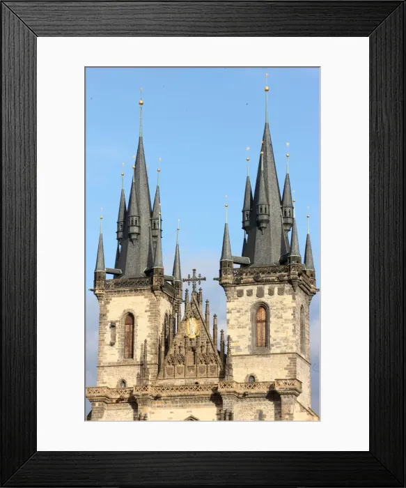 Framed Print : Tyn Church on Old Town Square, Prague, Czech Republic, Europe Framed Print : Tyn Church on Old Town Square, Prague, Czech Republic, Europe