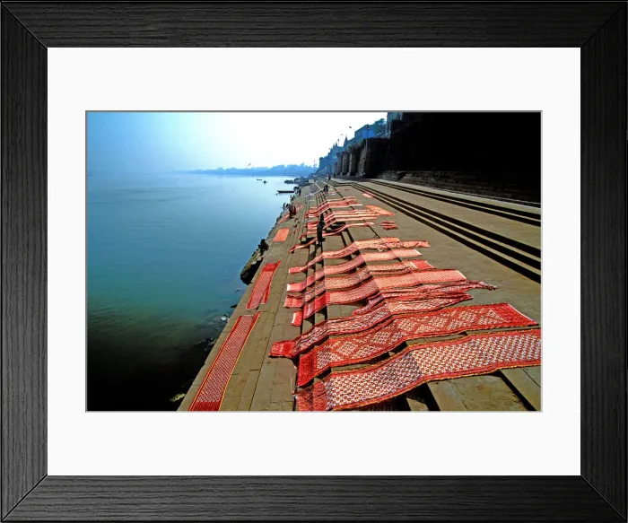 Framed Print : Dhobi Ghat, Varanasi, Uttar Pradesh, India, Asia Framed Print : Dhobi Ghat, Varanasi, Uttar Pradesh, India, Asia