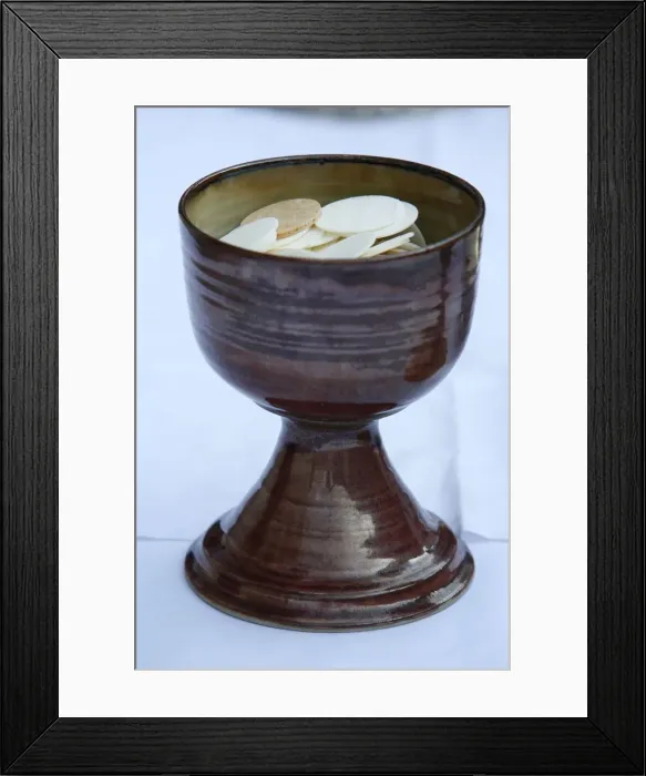 Framed Print : Host wafers, Notre-Dame de la Gorge, Haute Savoie, France, Europe Framed Print : Host wafers, Notre-Dame de la Gorge, Haute Savoie, France, Europe