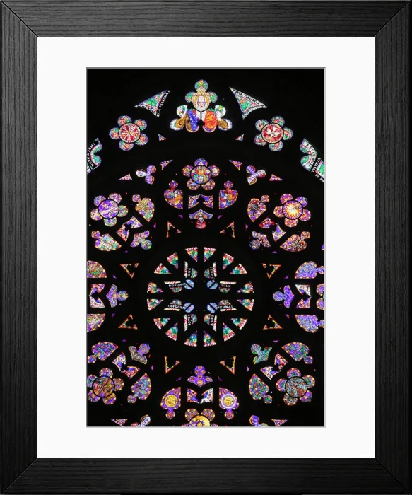 Framed Print : St. Vituss Cathedral rose window, Prague, Czech Republic, Europe Framed Print : St. Vituss Cathedral rose window, Prague, Czech Republic, Europe