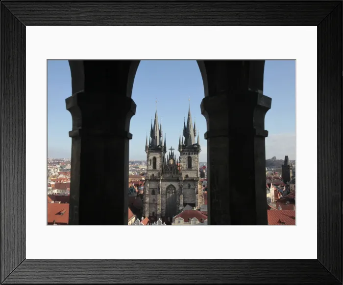 Framed Print : Tyn Church on Old Town Square, Prague, Czech Republic, Europe Framed Print : Tyn Church on Old Town Square, Prague, Czech Republic, Europe