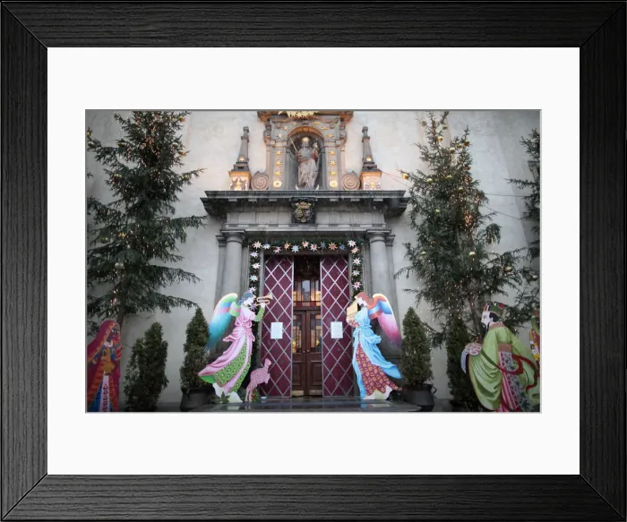 Framed Print : Christmas Mass, Our Lady of Victory and St. Anthony of Paduas church, Prague Framed Print : Christmas Mass, Our Lady of Victory and St. Anthony of Paduas church, Prague