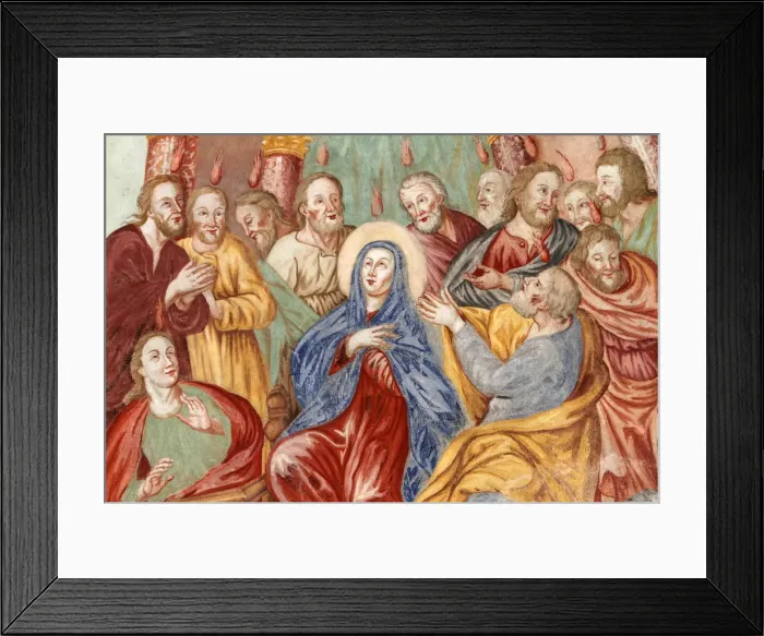 Framed Print : Descent of the Holy Spirit, Our Lady of the Assumption church, Cordon, Haute-Savoie Framed Print : Descent of the Holy Spirit, Our Lady of the Assumption church, Cordon, Haute-Savoie