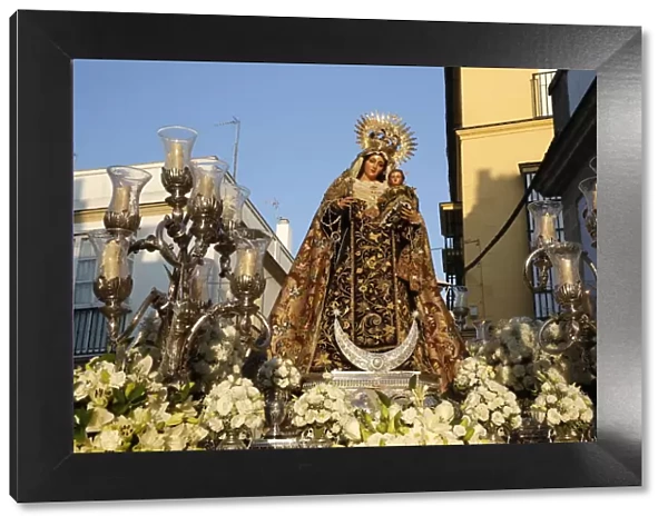 Catholic procession in El Puerto de Santa Maria, Andalucia, Spain, Europe