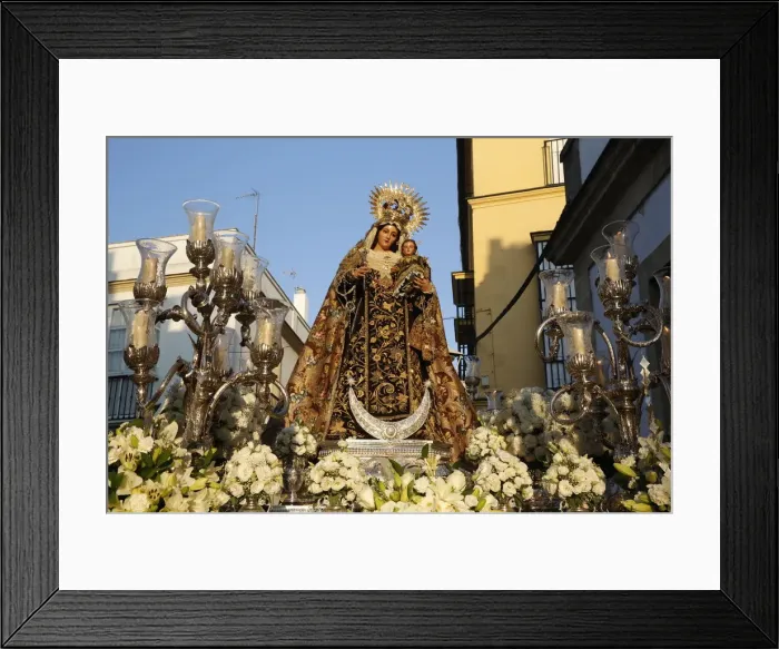 Framed Print : Catholic procession in El Puerto de Santa Maria, Andalucia, Spain, Europe Framed Print : Catholic procession in El Puerto de Santa Maria, Andalucia, Spain, Europe