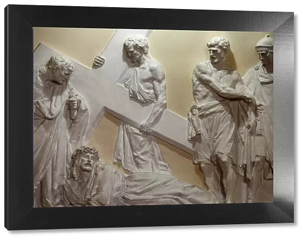 Seventh Station of the Cross, Jesus falls for the second time, St
