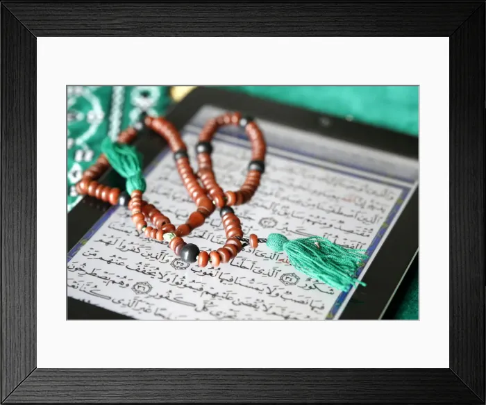 Framed Print : Electronic Quran on an Ipad, Paris, France, Europe Framed Print : Electronic Quran on an Ipad, Paris, France, Europe