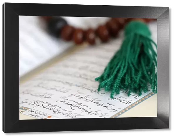 Islamic prayer beads and Quran, Paris, France, Europe