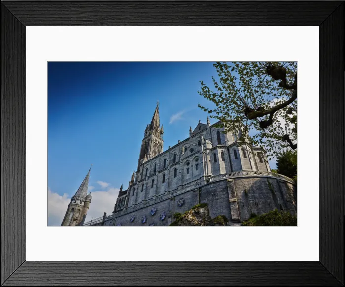 Framed Print : Notre-Dame du Rosaire Basilica, Lourdes, Hautes-Pyrenees, France, Europe Framed Print : Notre-Dame du Rosaire Basilica, Lourdes, Hautes-Pyrenees, France, Europe