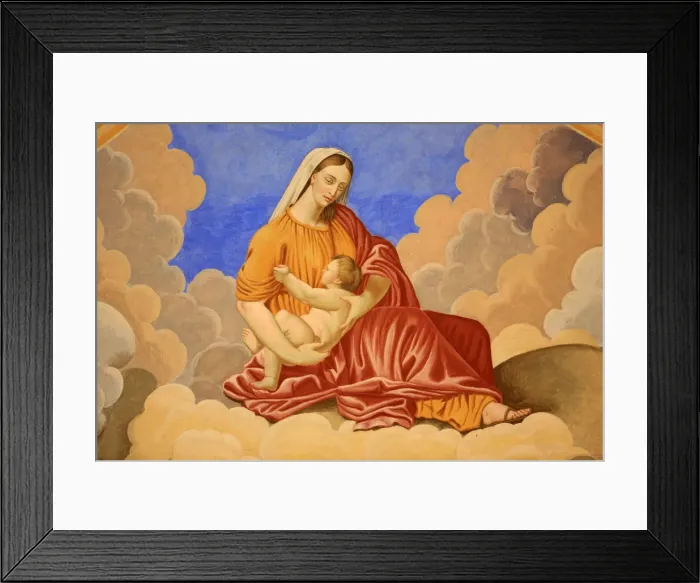 Framed Print : Virgin and Child, St. Nicolas de Veroce church, Haute Savoie, France, Europe Framed Print : Virgin and Child, St. Nicolas de Veroce church, Haute Savoie, France, Europe