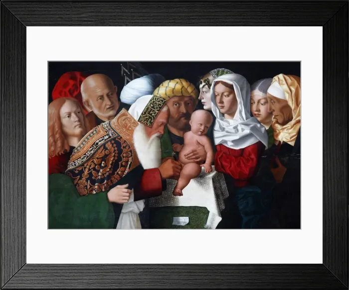 Framed Print : The Circumcision by Bartolomeo Veneto, painted 1506, Pais, France, Europe Framed Print : The Circumcision by Bartolomeo Veneto, painted 1506, Pais, France, Europe