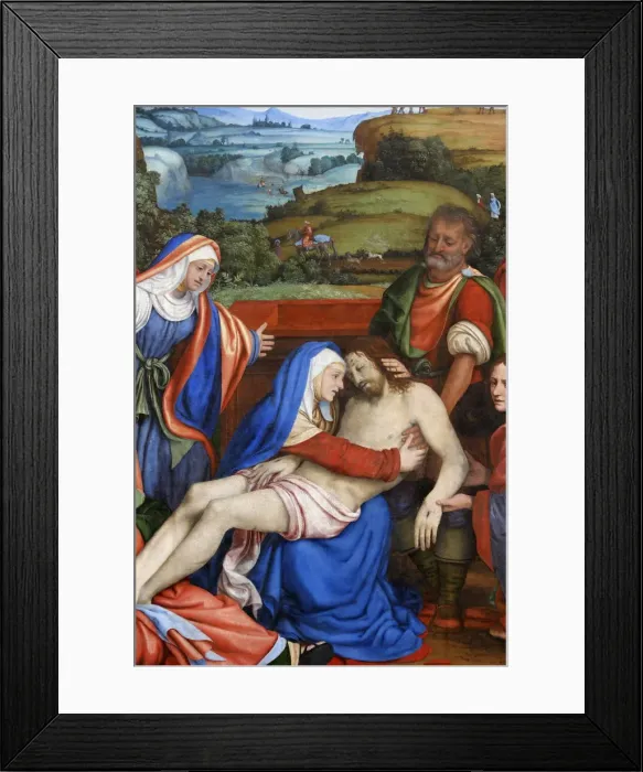 Framed Print : The Lamentation over the Christs death, by Andrea di Bartolo, painted in 1465, Paris Framed Print : The Lamentation over the Christs death, by Andrea di Bartolo, painted in 1465, Paris