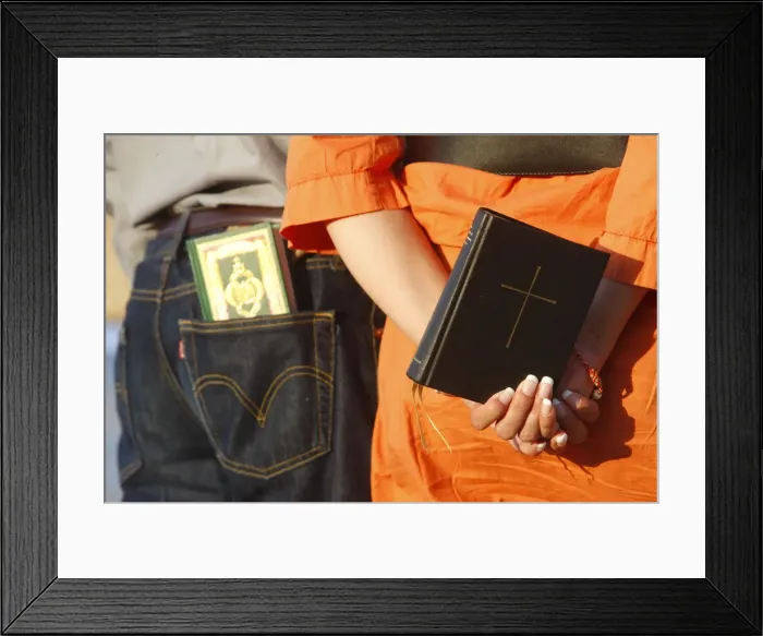 Framed Print : Muslim and Christian, St. Julian, Malta, Europe