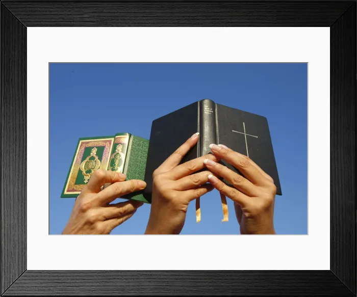 Framed Print : Muslim and Christian, St. Julian, Malta, Europe